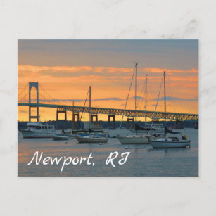 Cartão Postal Sunset em Newport, Rhode Island