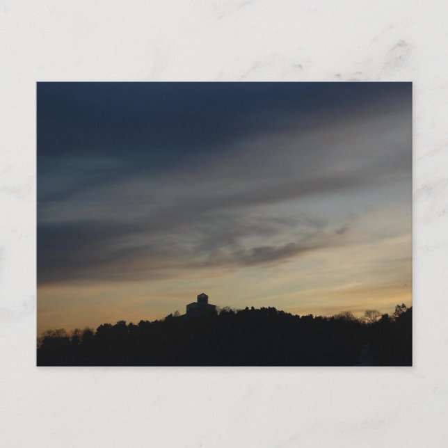 Cartão Postal Sunset em Oslo (Frente)