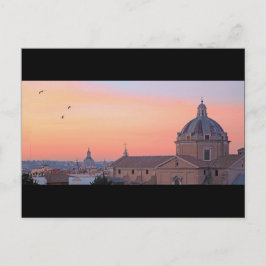 Cartão Postal Sunset em Roma