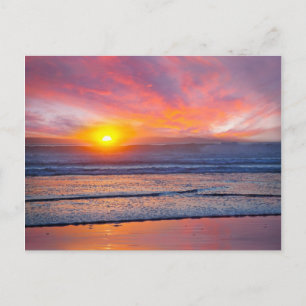 Cartão Postal Sunset espetacular em Huntington Beach