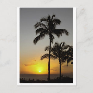 Cartão Postal Sunset Havaiano