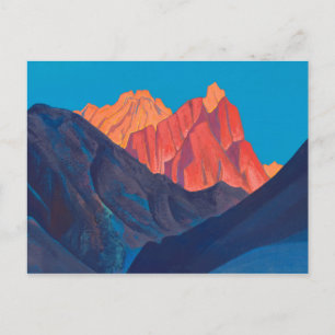 Cartão Postal Sunset, Holy mountains series by Nicholas Roerich