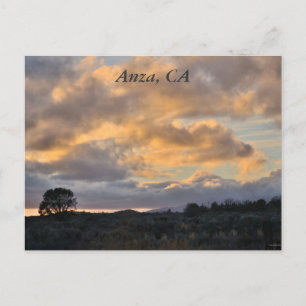 Cartão Postal Sunset In Anza, CA