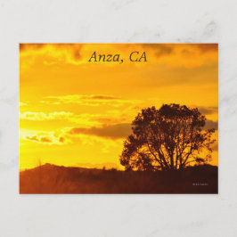 Cartão Postal Sunset In Anza, CA