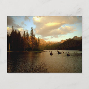 Cartão postal "Sunset Lake"