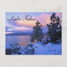 Cartão postal Sunset Lake Tahoe Nevada