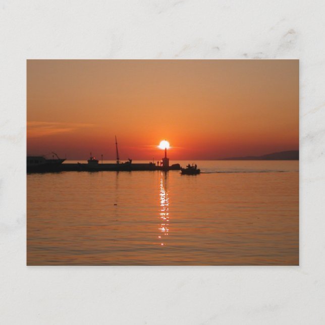 Cartão postal Sunset Mykonos (Frente)