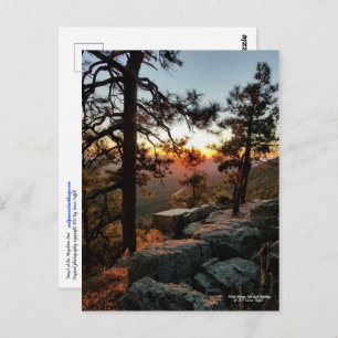 Cartão Postal Sunset na Arizona Mogollon Rim