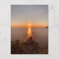 Cartão postal Sunset na Riviera Francesa, no Chass