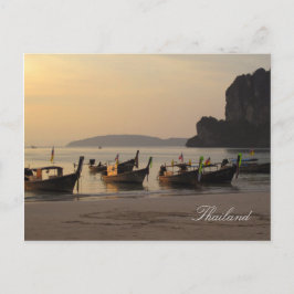 Cartão Postal Sunset na Tailândia