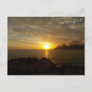 Cartão Postal Sunset no Brasil