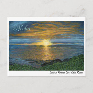 Cartão postal Sunset no Paraíso