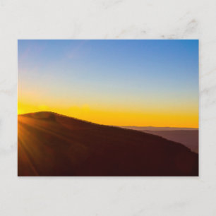 Cartão Postal Sunset no Shenandoah National Park, Virginia