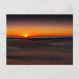 Cartão Postal Sunset no Silver Lake State Park, Michigan