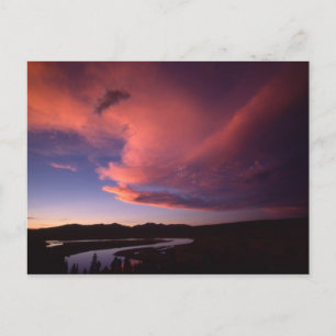 Cartão postal Sunset no Vale Hayden