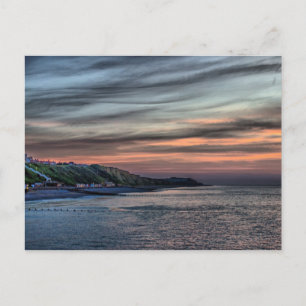 Cartão Postal Sunset on Cromer Cliff