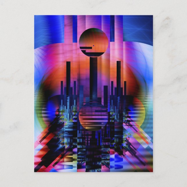 Cartão Postal Sunset Oriental (Frente)