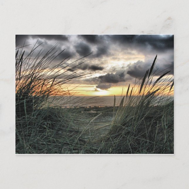 Cartão Postal Sunset Over Wales (Frente)