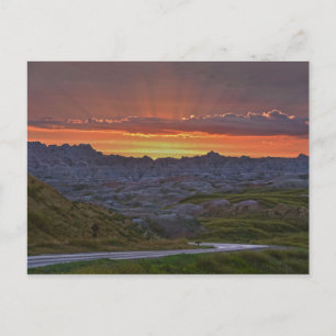 Cartão Postal Sunset, Parque Nacional das Badlands