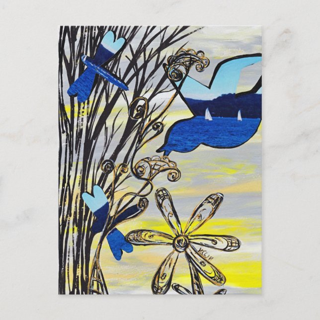 Cartão postal Sunset Praia (Frente)