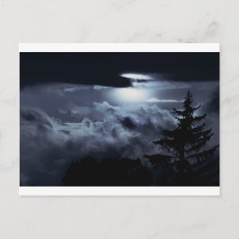 Cartão Postal Sunset Preto e Branco