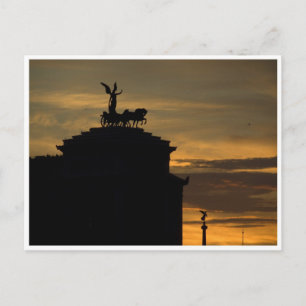 Cartão Postal Sunset Roma