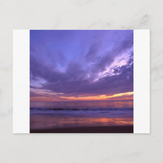 Cartão Postal Sunset Seabright Papais noeis Cruz Califórnia