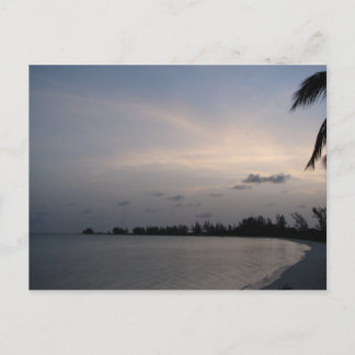 Cartão Postal Sunset sobre a ilha de Anegada