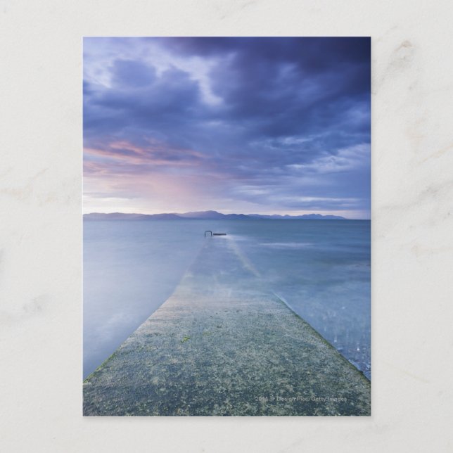 Cartão Postal Sunset Sobre Dundalk Bay (Frente)