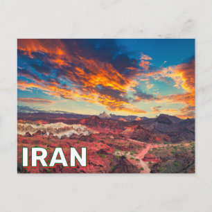 Cartão Postal Sunset Sobre O Irã