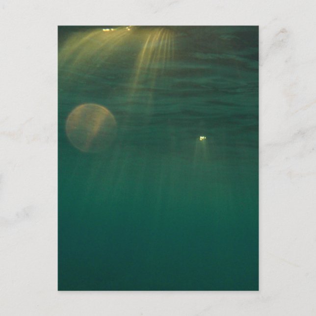 Cartão Postal Sunset submarino (Frente)