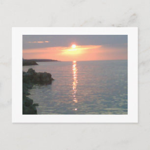 Cartão Postal Sunset Vermelho