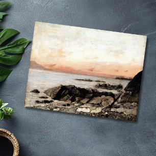 Cartão Postal Sunset, Vevey, Suiça - Gustave Courbet