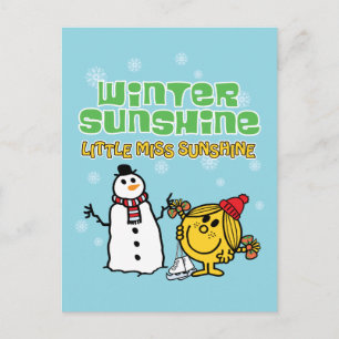 Cartão Postal Sunshine de inverno