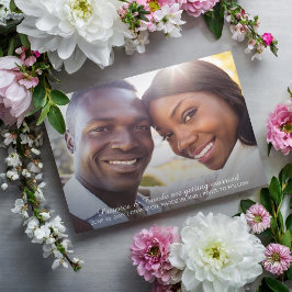 Cartão Postal Sunshine Joy Foto Casamento Salve a Data