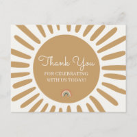 Sunshine, obrigado cartas para o chá de fraldas de