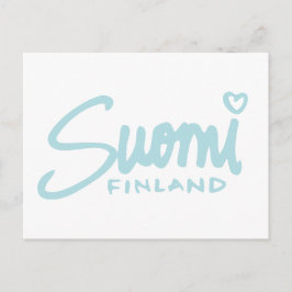 Cartão Postal Suomi Finlândia 5