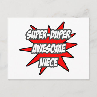 Cartão Postal Super Duper Incrível Niece