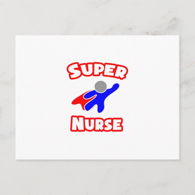 Cartão Postal Super Enfermeiro (Frente)