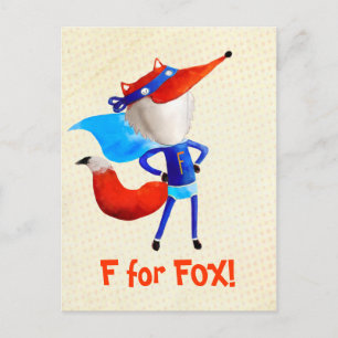 Cartão Postal Super Fox