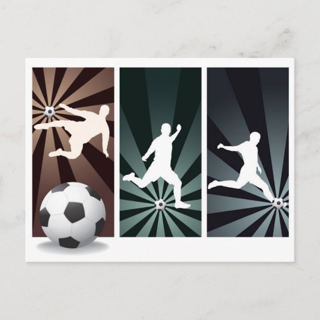Cartão Postal super-futebol (Frente)