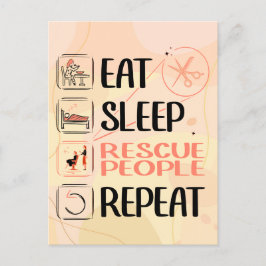 Cartão Postal "Super Hairdresser / Hair Stylist" - Presente de S