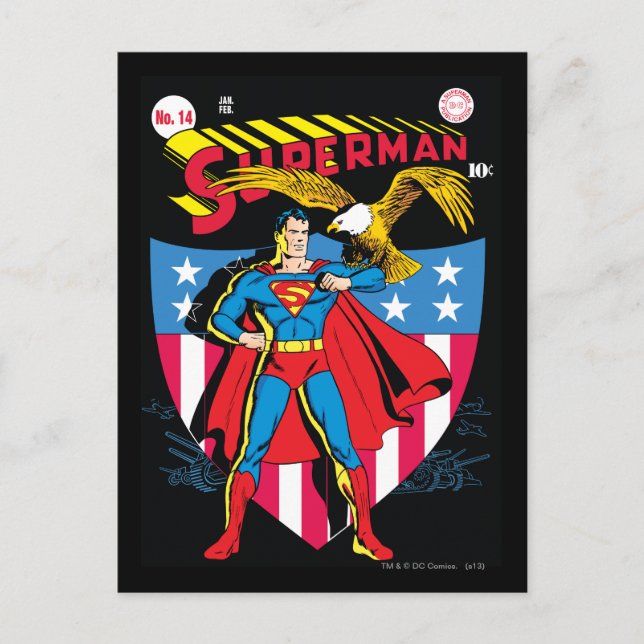 Cartão Postal Super-Homem nº 14 (Frente)