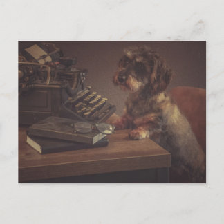 Cartão Postal Super leuke teckel kaart