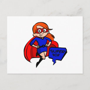 Cartão Postal super-mãe