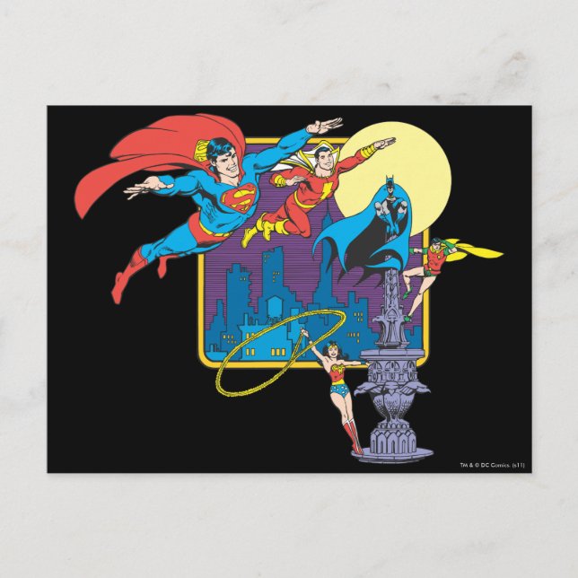 Cartão Postal Super Powers™ Collection 5 (Frente)