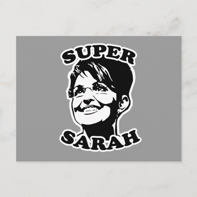 Cartão Postal Super Sarah (Frente)