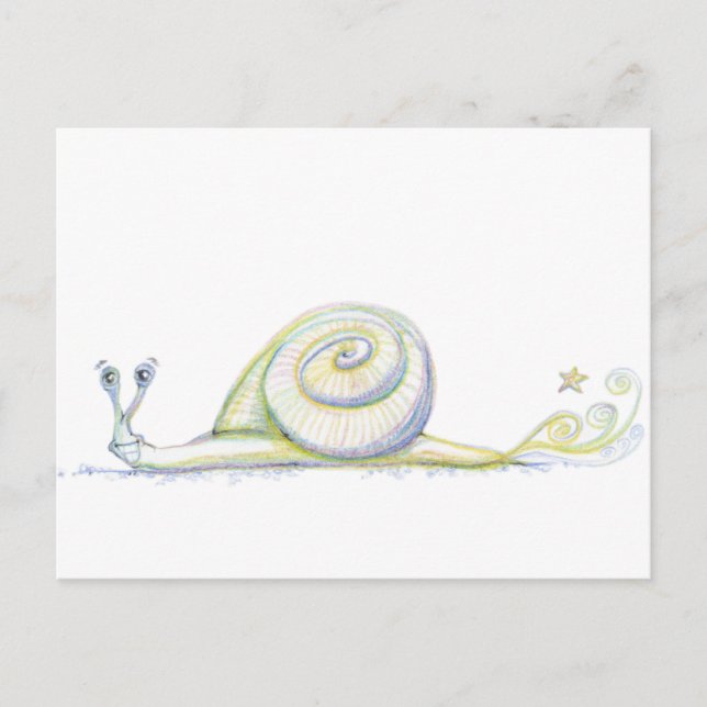 Cartão Postal Super Snail (Frente)