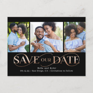 Cartão Postal Superb Swirl 3 Fotografias Salvar O Cartão-Postal 