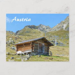 Cartão Postal Superfície de Montanha da Áustria